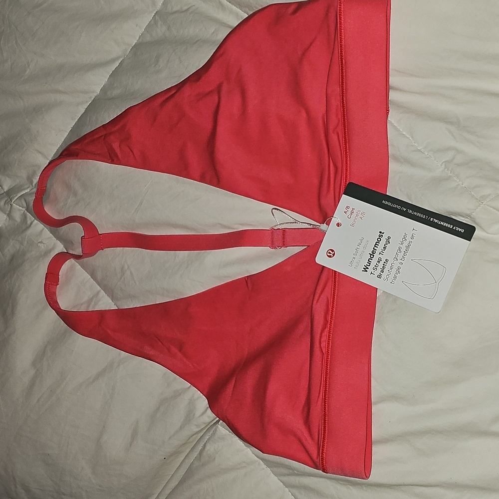 Lululemon T-Strap Triangle Bralette,GLZP, Sz 10 A To B Cups!! Nwts!